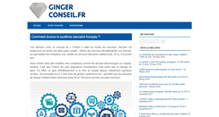 Desktop Screenshot of ginger-conseil.fr